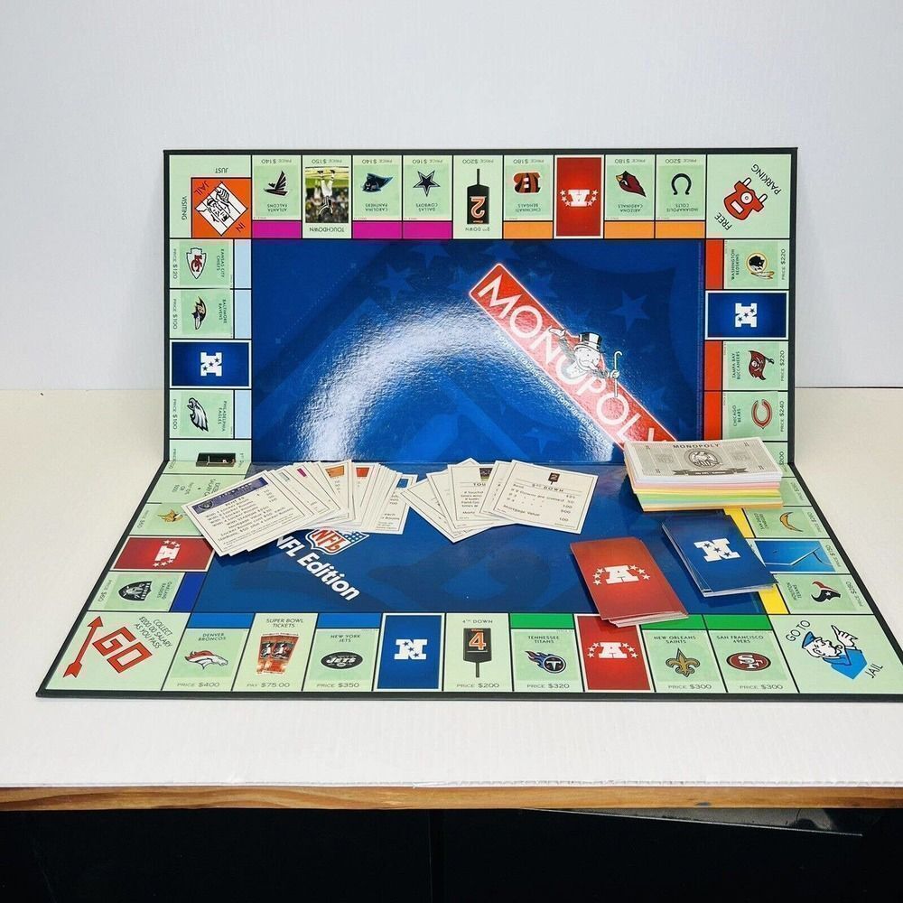 Monopoly My NFL Football Collector Edition Board Game 2007 Parker Brother 99%